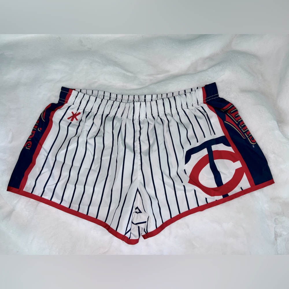 Klew Minnesota Twins MLB Lined Running Shorts